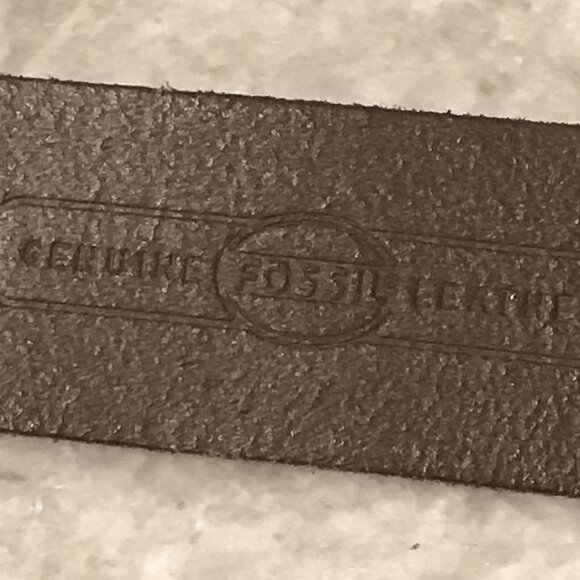 Fossil Belt Womens Small SZ 32 Multicolor Y2K Drive-In Motel Music Notes Leather - Picture 7 of 10